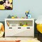 Children’s Toy Storage Cabinet with Wheels and Large Storage Cubes